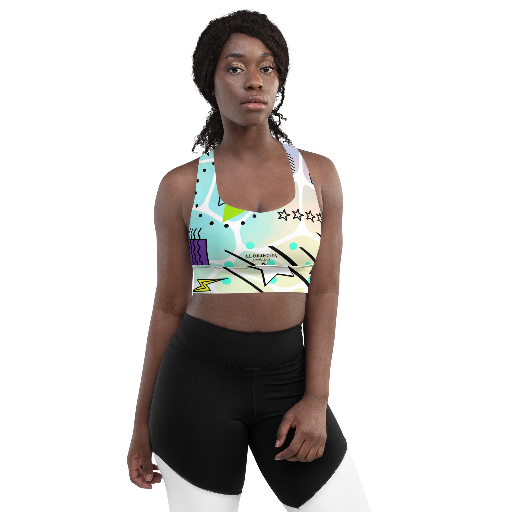 A.L "She So Spicy" Longline sports bra