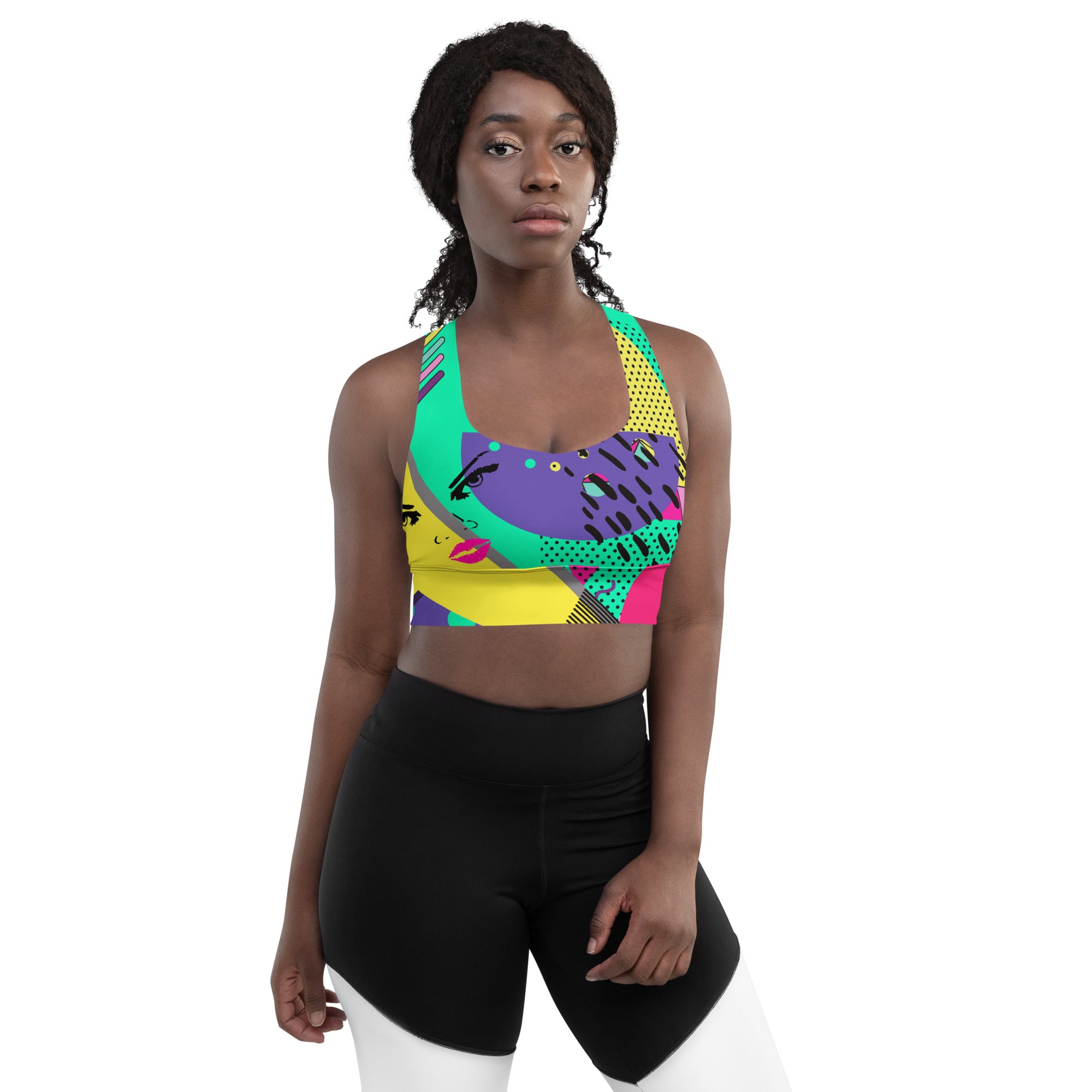 A.L COLLECTION "RACHEL" Longline sports bra