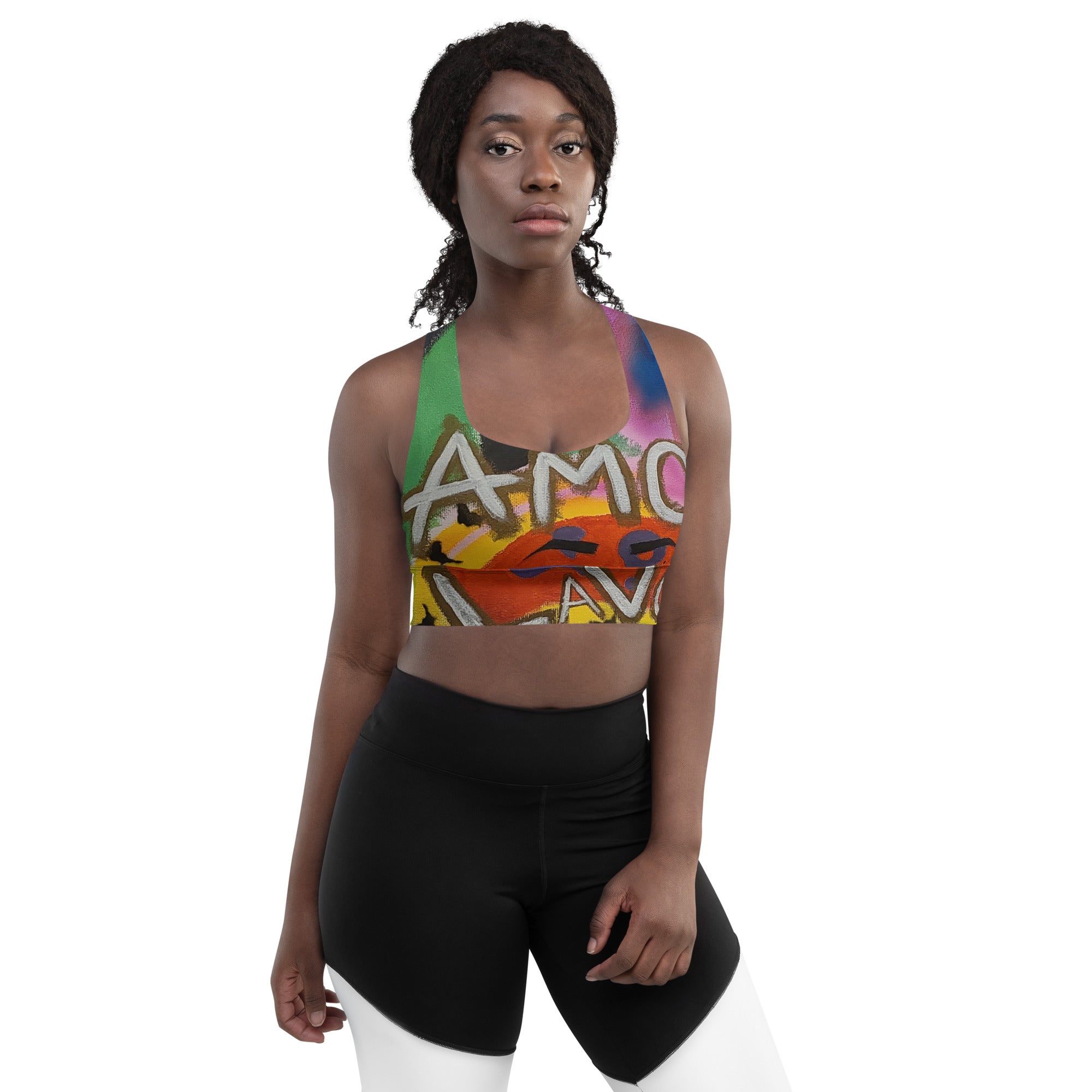 A.L Collection "Piere Devon" Longline sports bra