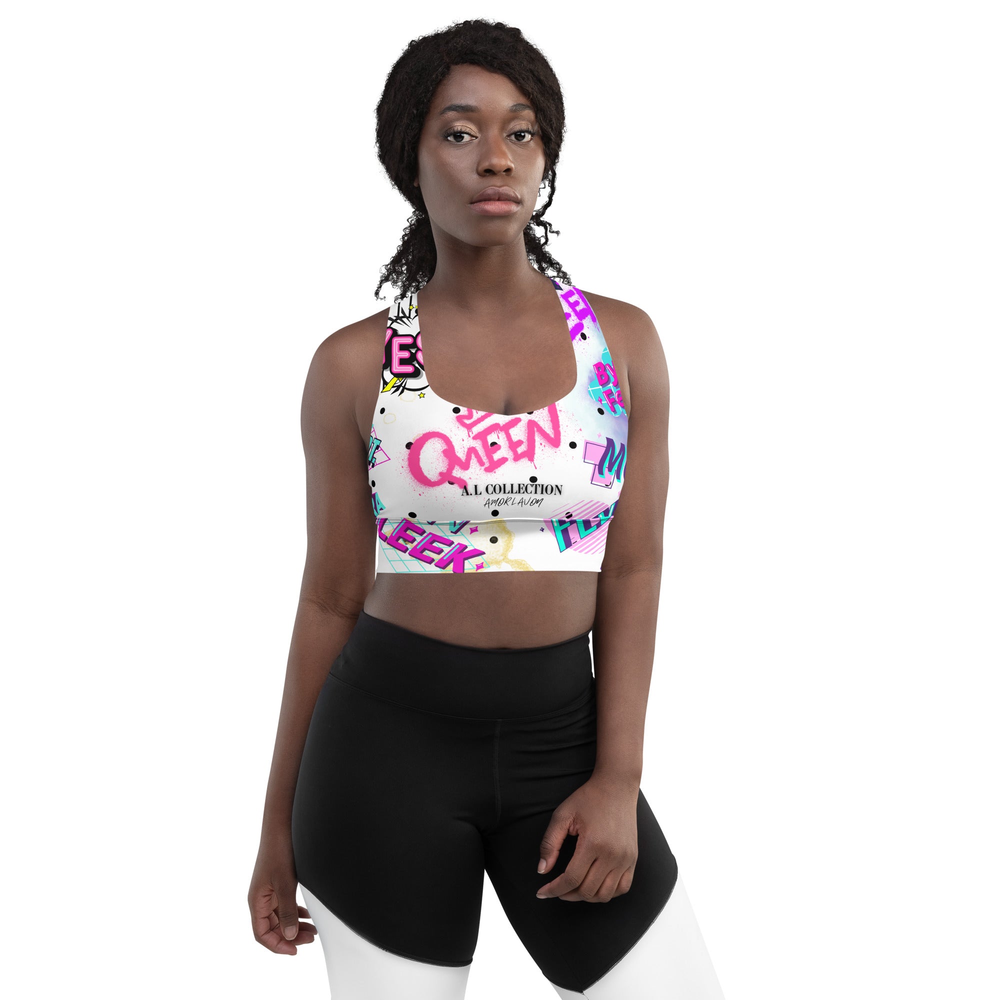 A.L COLLECTION "Queen Flexx" Longline sports bra