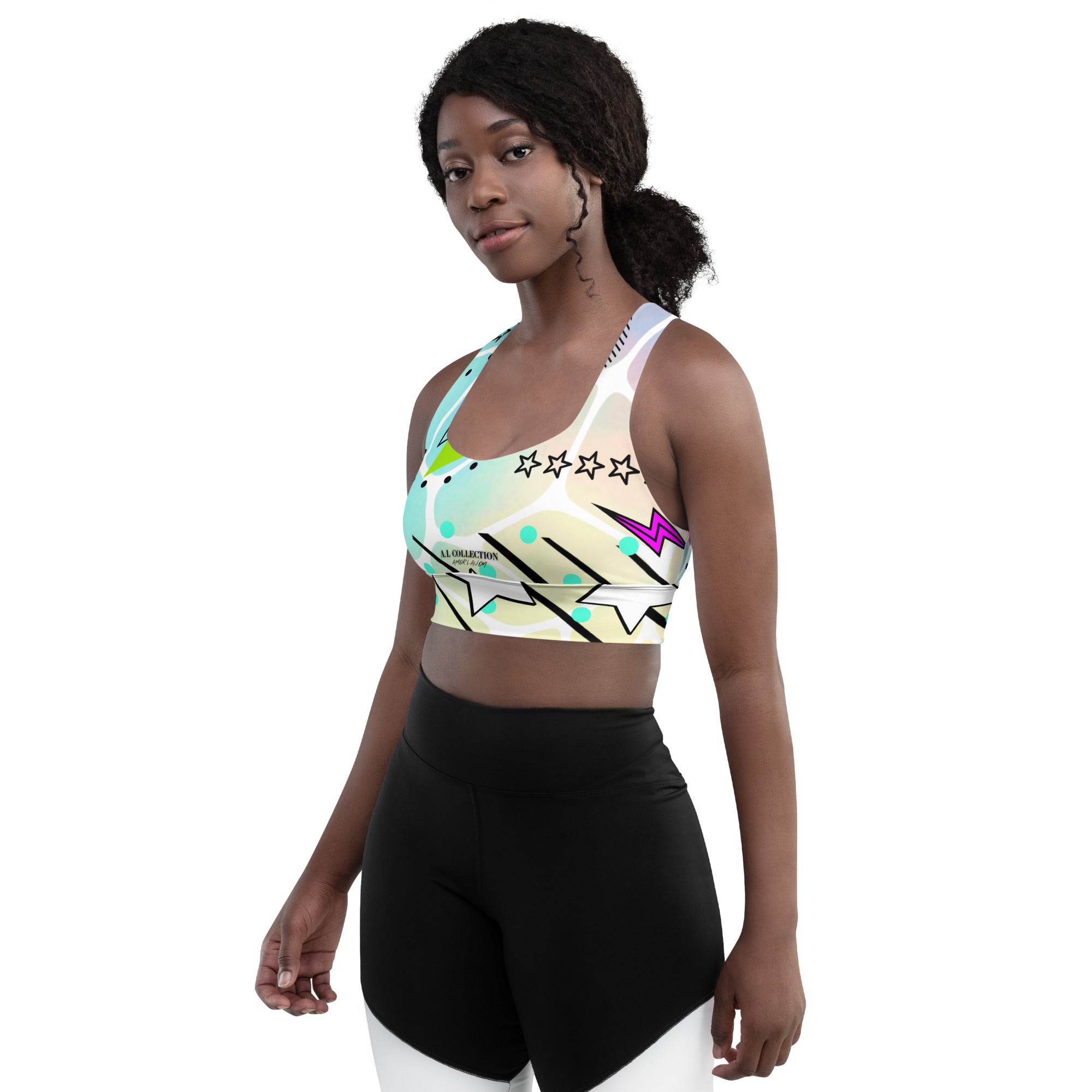 A.L "She So Spicy" Longline sports bra