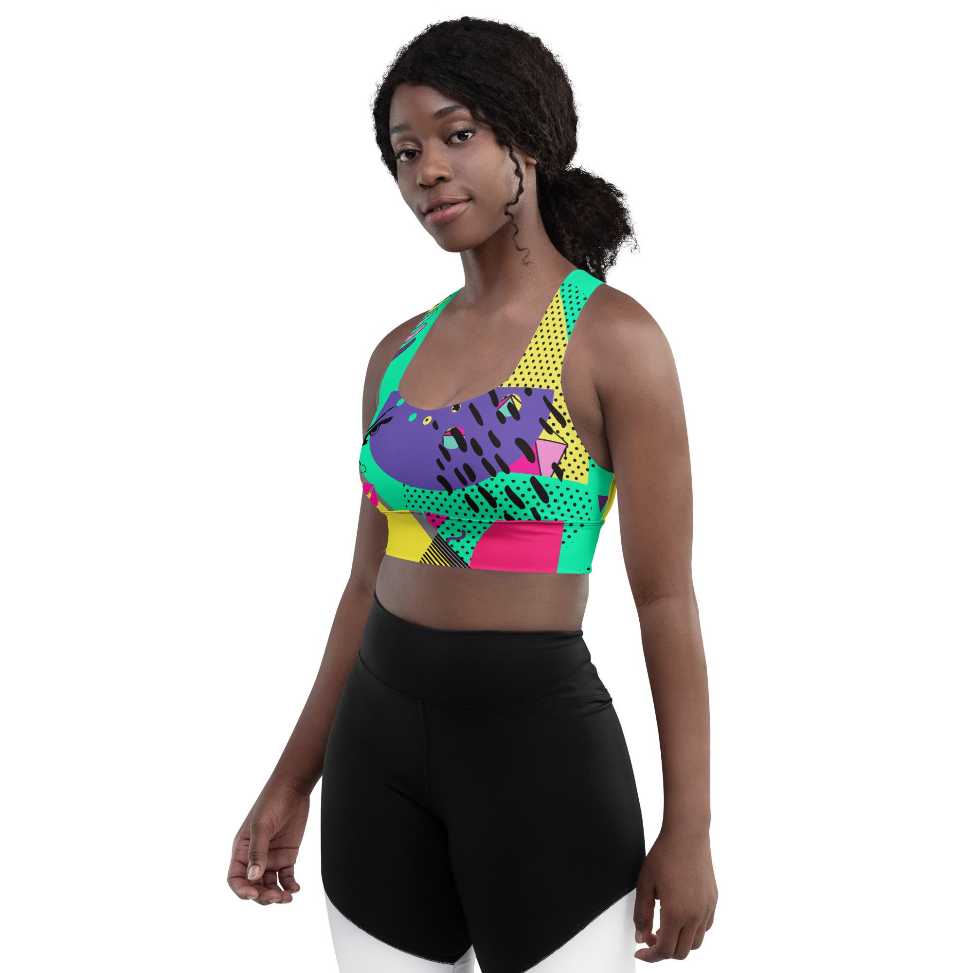 A.L COLLECTION "RACHEL" Longline sports bra