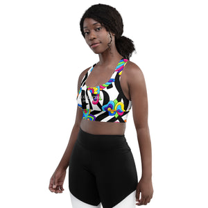 A.L Collection "Fly Girl" Longline sports bra