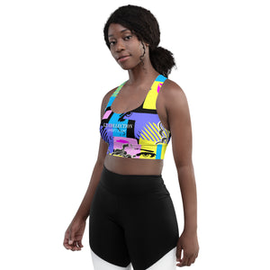 A.L COLLECTION "Serving Beauty" Longline sports bra