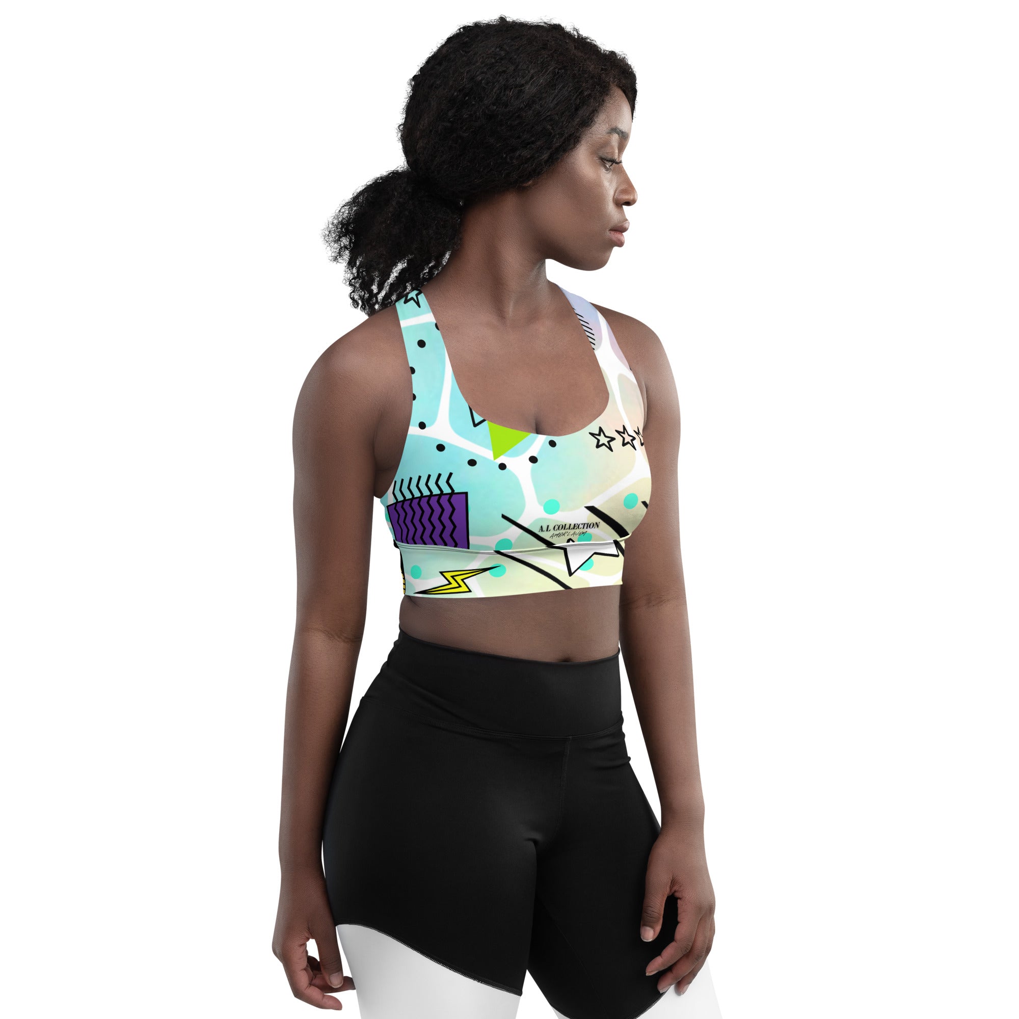 A.L "She So Spicy" Longline sports bra