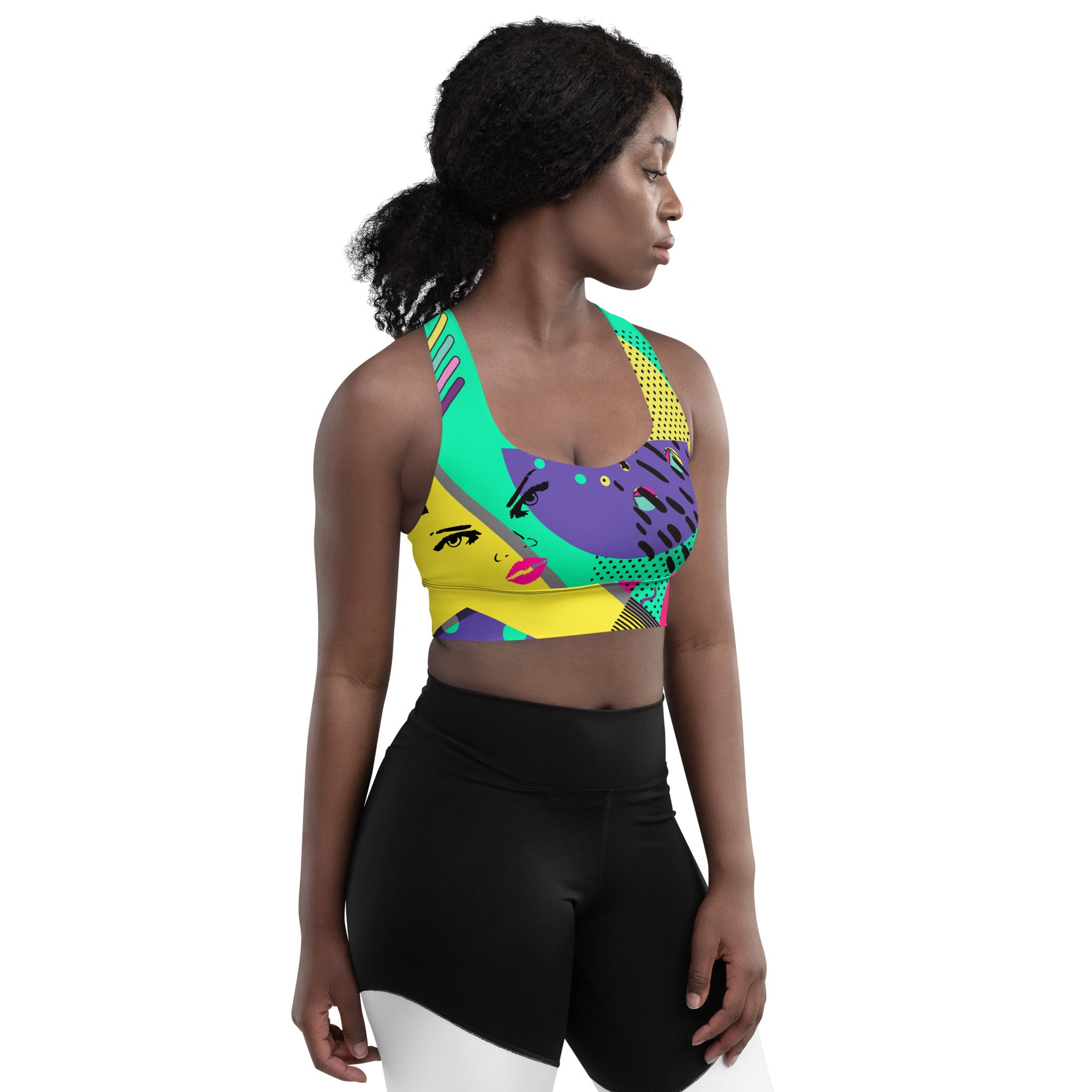 A.L COLLECTION "RACHEL" Longline sports bra