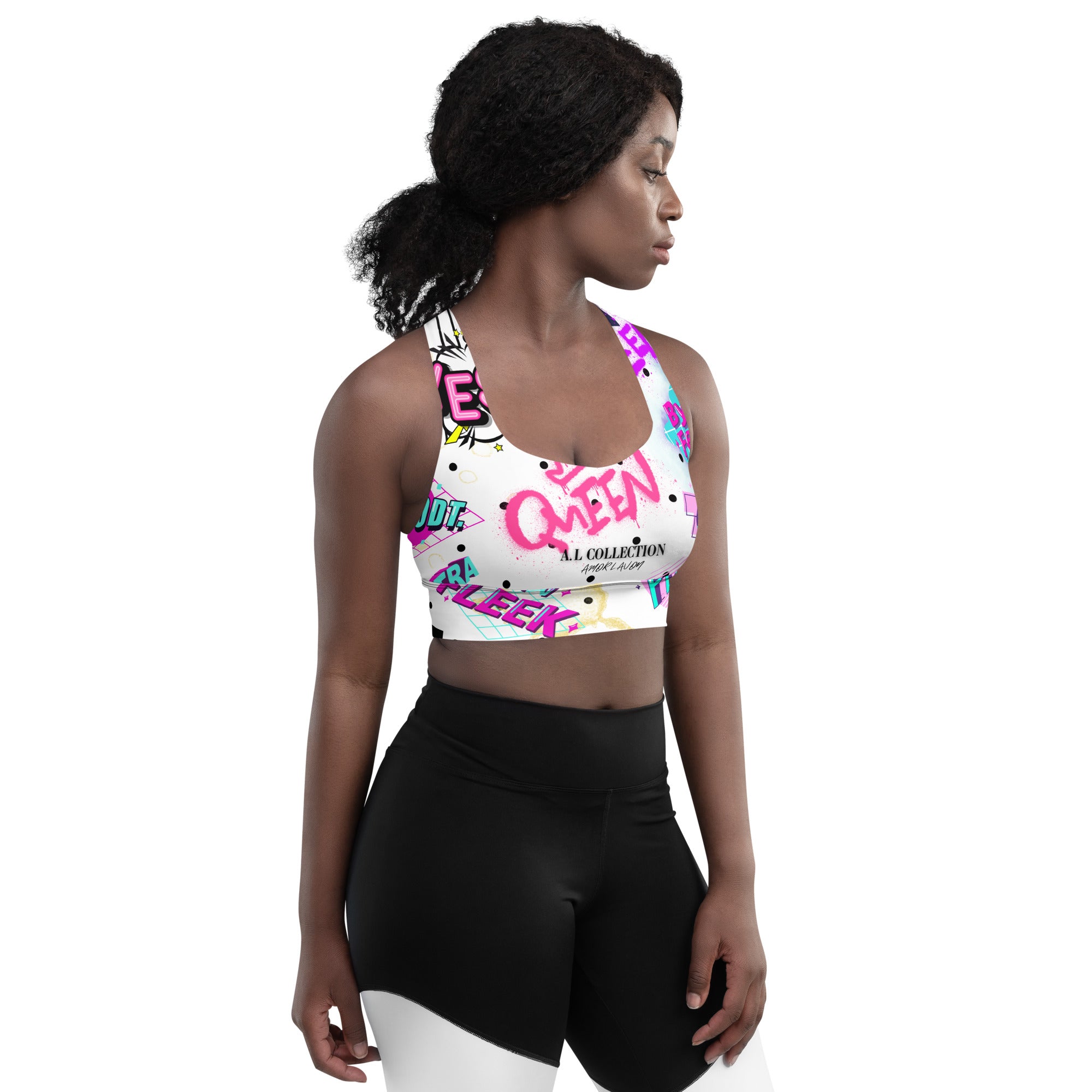 A.L COLLECTION "Queen Flexx" Longline sports bra