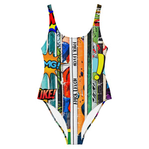 Amor Lavon Here Comes The Boom Pow One-Piece Swimsuit