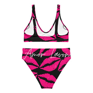 Amor Lavon Kisses Recycled high-waisted bikini