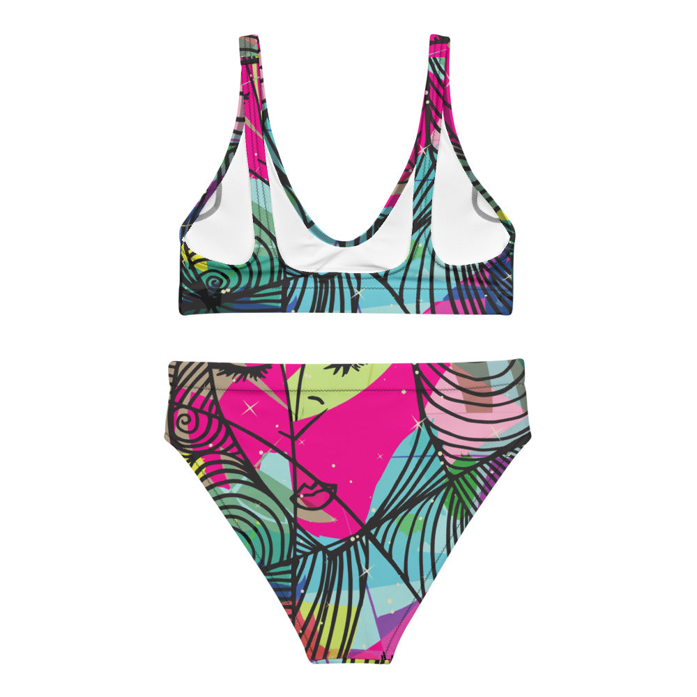 Amor Lavon "Roslyn" Recycled high-waisted bikini