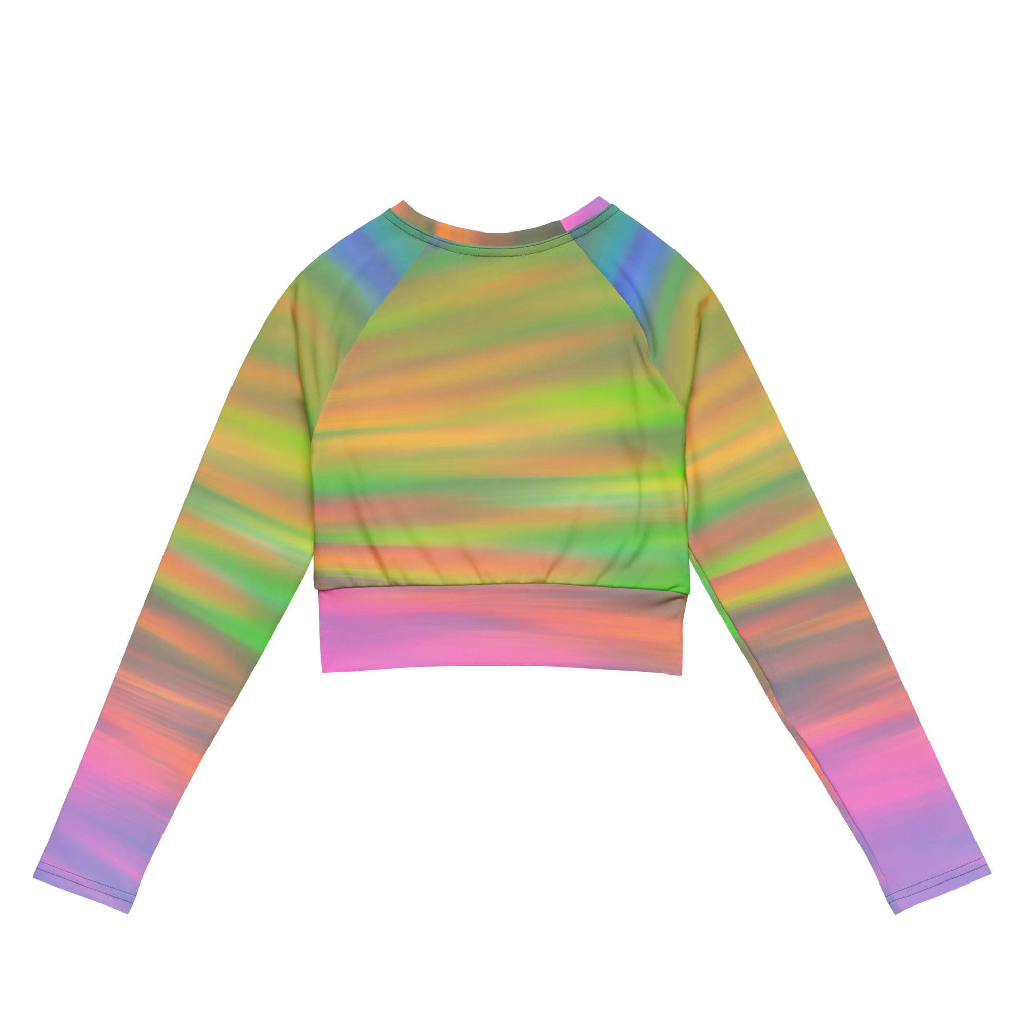 A.L Fierce One Recycled long-sleeve crop top