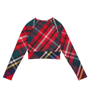 A.L Hustle Recycled long-sleeve crop top