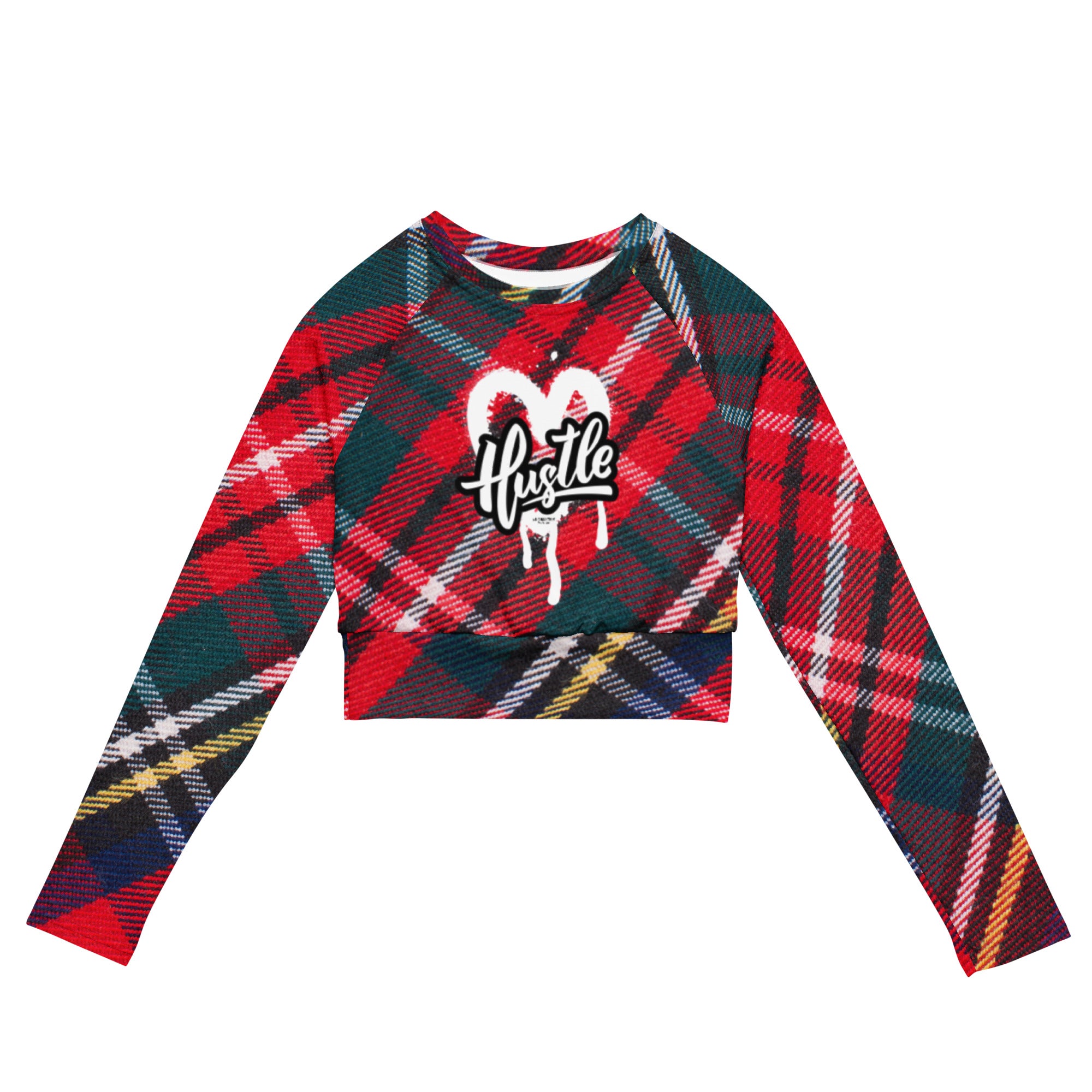 A.L Hustle Recycled long-sleeve crop top