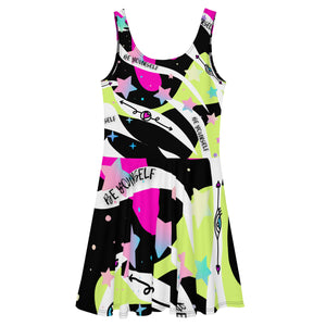 A.L Collection "Be Yourself" Skater Dress