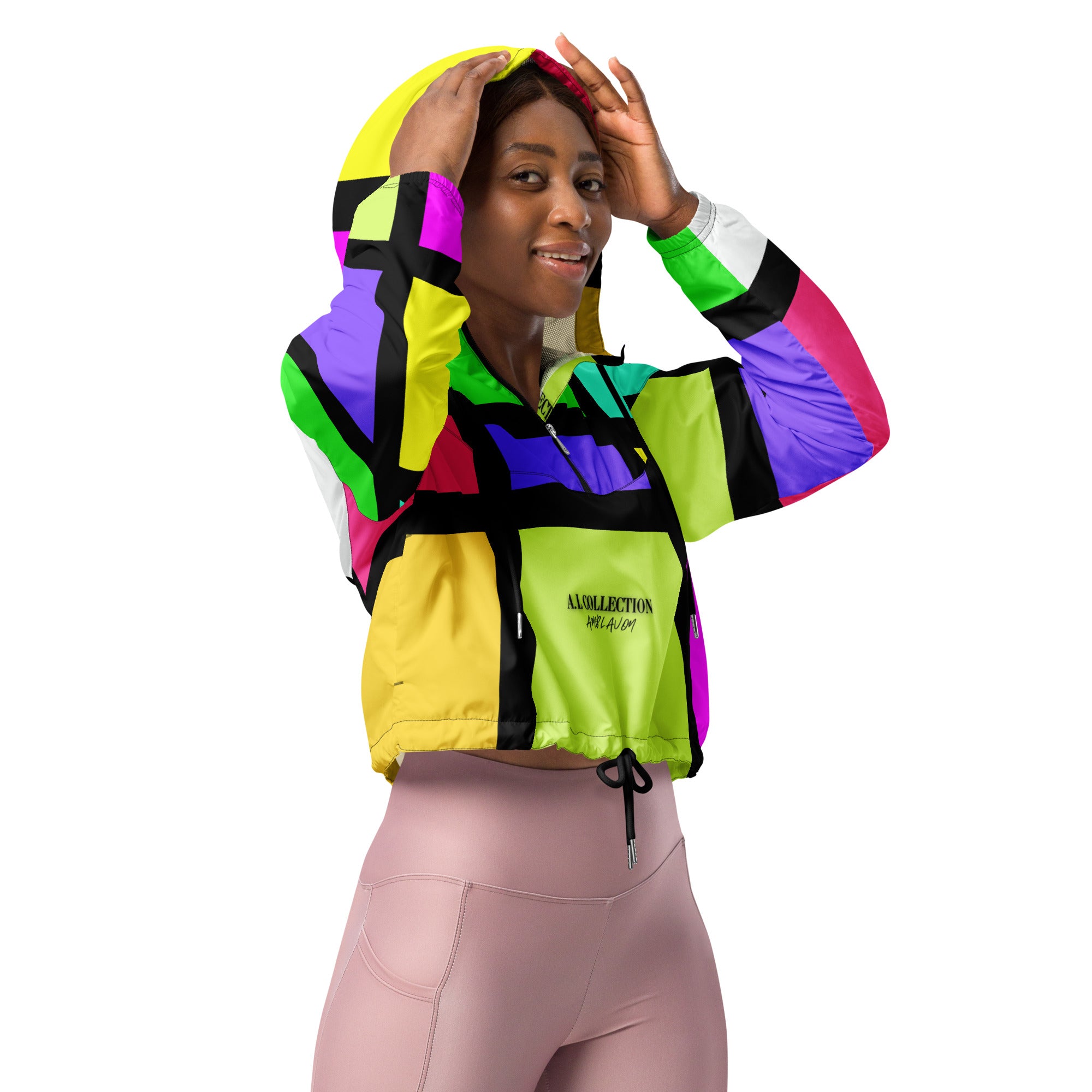 A.L Drippin Women’s cropped windbreaker