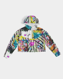 Amor Lavon Sexy As Hell Collection Women's Cropped Windbreaker