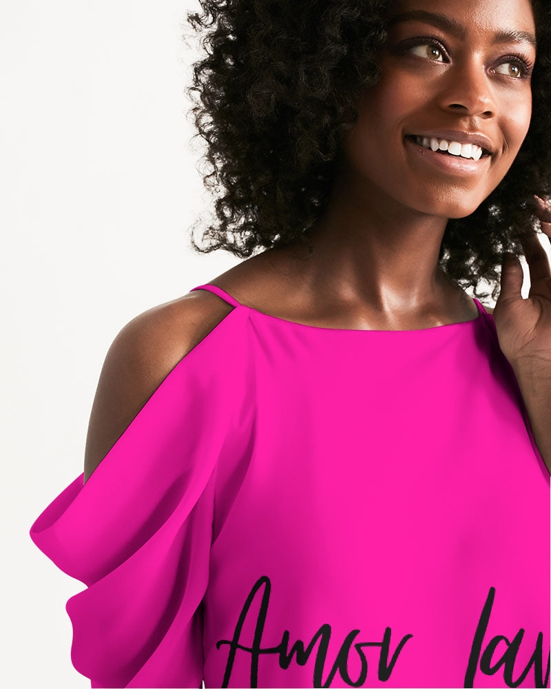 Women's Open Shoulder A-Line Dress
