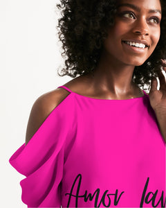 Women's Open Shoulder A-Line Dress