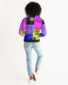 Amor Lavon Be Yourself Collection Women's Bomber Jacket