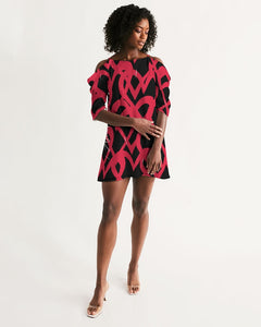 Women's Open Shoulder A-Line Dress