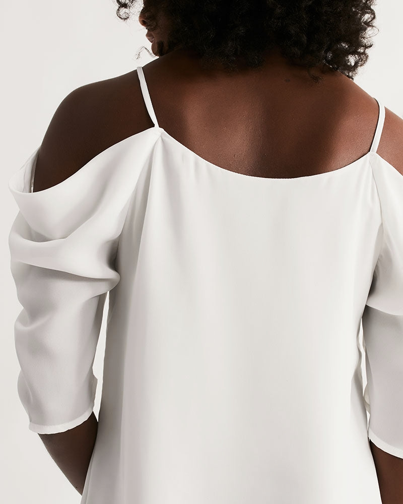 Women's Open Shoulder A-Line Dress