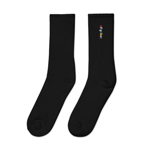 FlyVibez City Lifestyle Embroidered socks