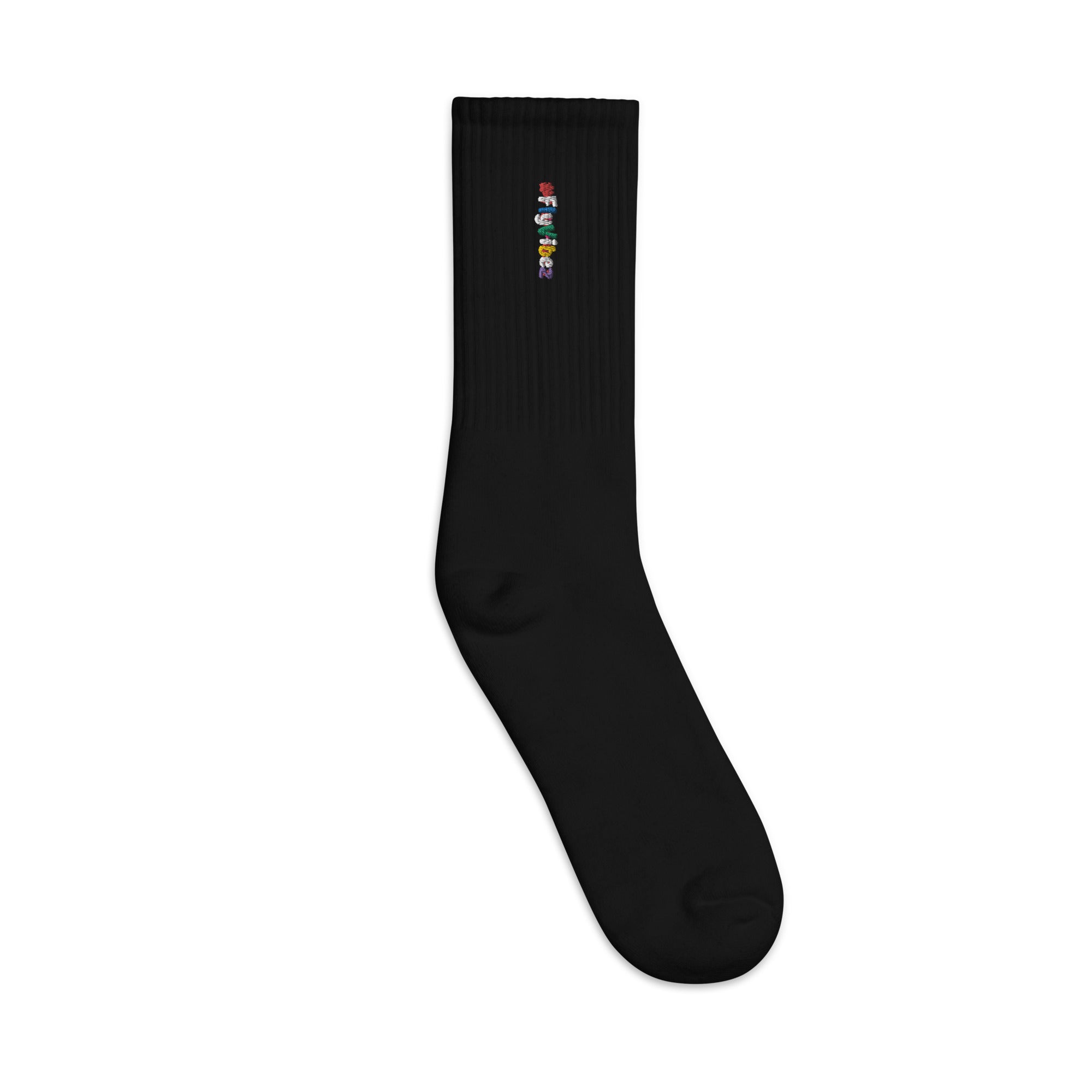 FlyVibez City Lifestyle Embroidered socks