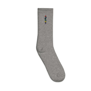 FlyVibez City Lifestyle Embroidered socks