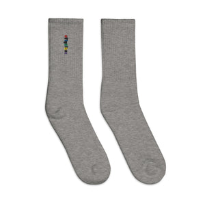 FlyVibez City Lifestyle Embroidered socks