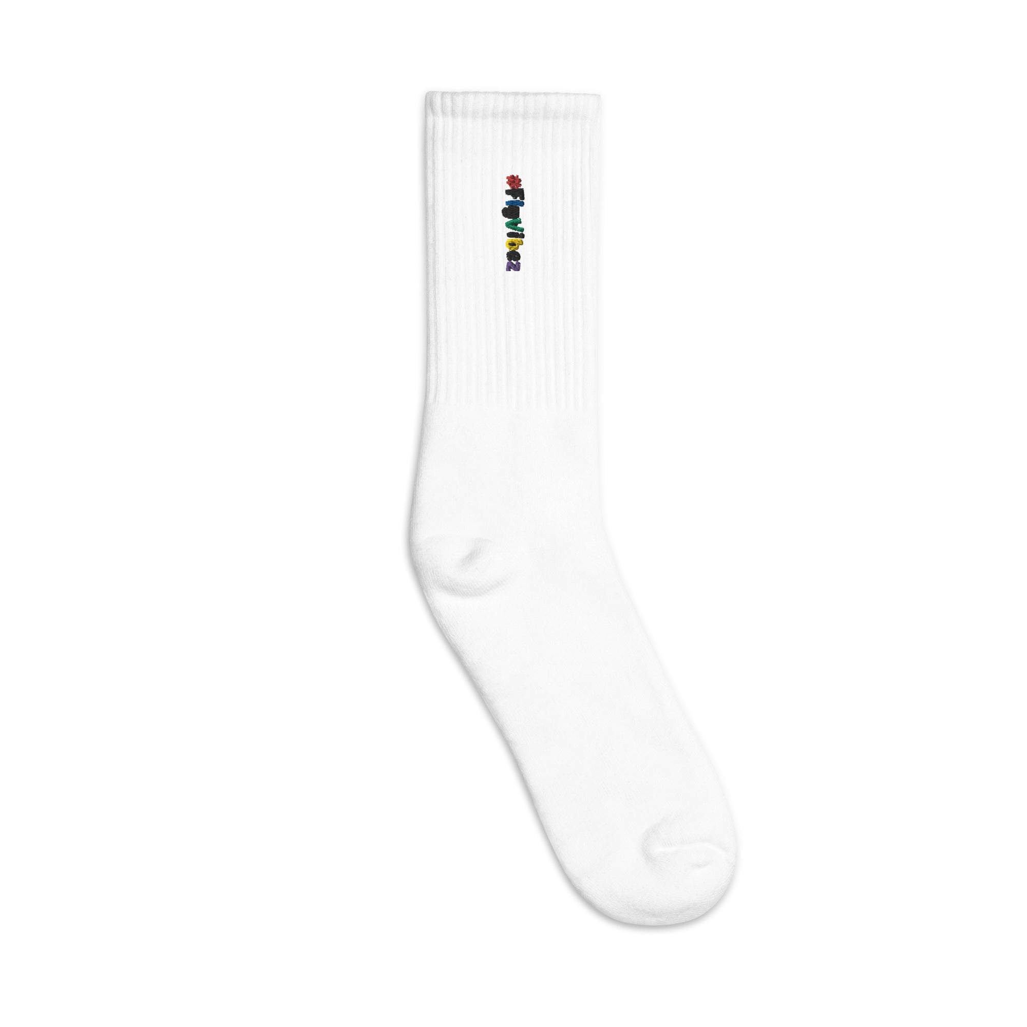 FlyVibez City Lifestyle Embroidered socks