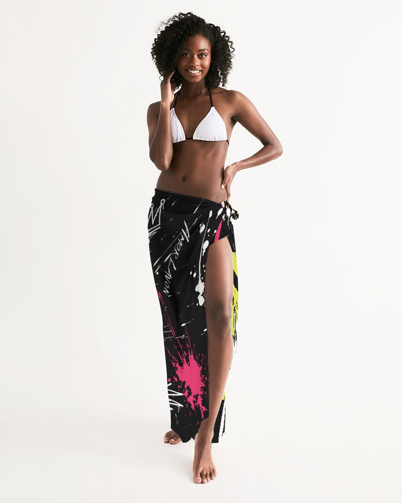 Amor Lavon She Painted Down Collection Swim Cover Up