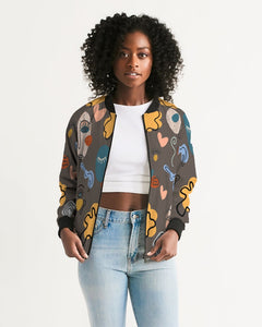 Amor Lavon Free Spirit Collection Women's Bomber Jacket