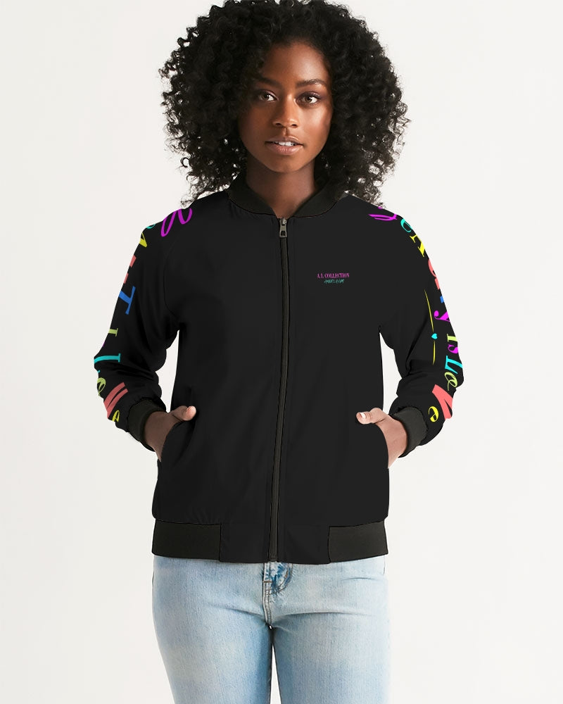 A.L Collection Beauty Is Love Women's Bomber Jacket