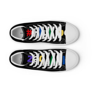 FlyVibez City Lifestyle Men’s high top canvas shoes