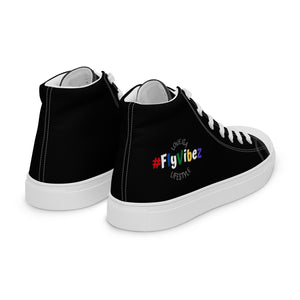 FlyVibez City Lifestyle Men’s high top canvas shoes