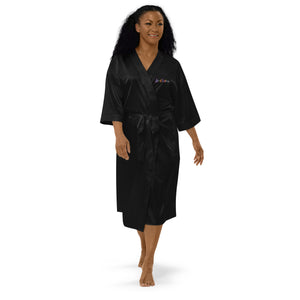 A.L Satin robe