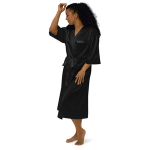 A.L Satin robe