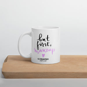 A.L White glossy mug