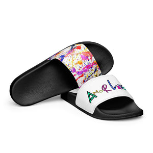 A.L Paint Splash Women's slides