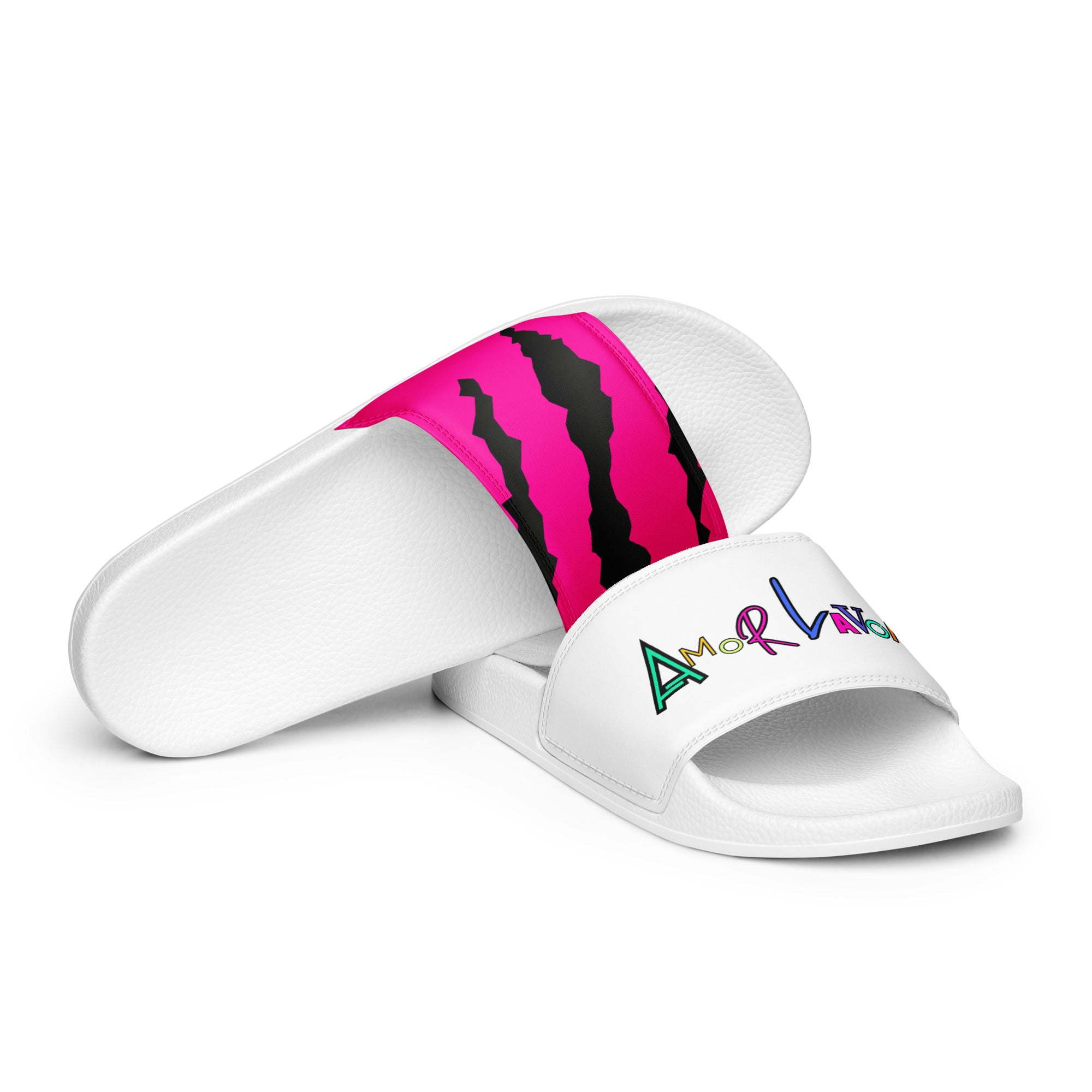 A.L Zebra Stripes Women's slides